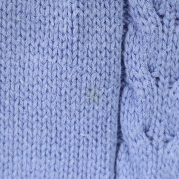 IZOD アイゾッド 90s オールド 長袖 Vネック ニット L ブルー系 セーター メンズ