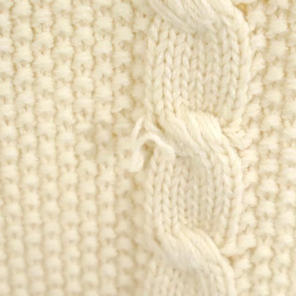 PUBLIC TOKYO パブリックトウキョウ 日本製 長袖 ニット F オフホワイト セーター レディース