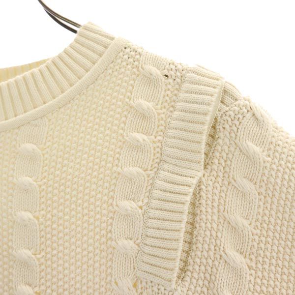 PUBLIC TOKYO パブリックトウキョウ 日本製 長袖 ニット F オフホワイト セーター レディース