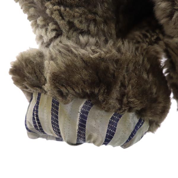 Emporio Armani エンポリオアルマーニ フェイクファー ジャケット 38 グレー系 レディース