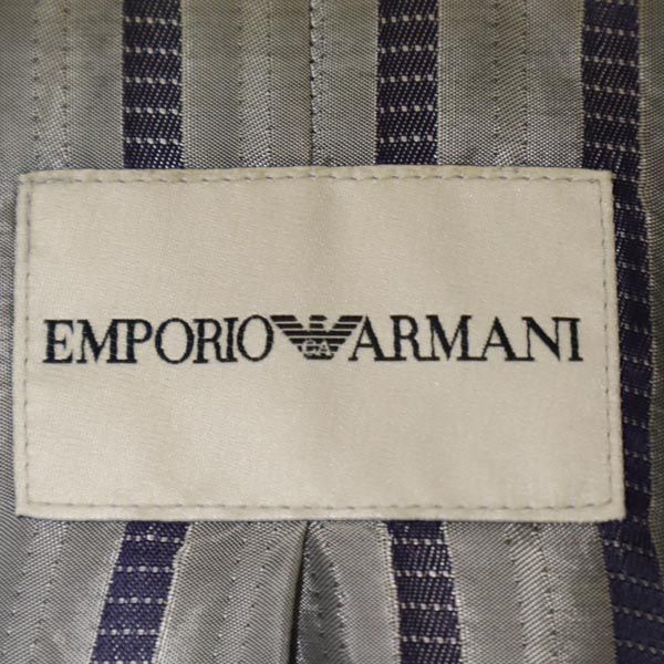 Emporio Armani エンポリオアルマーニ フェイクファー ジャケット 38 グレー系 レディース