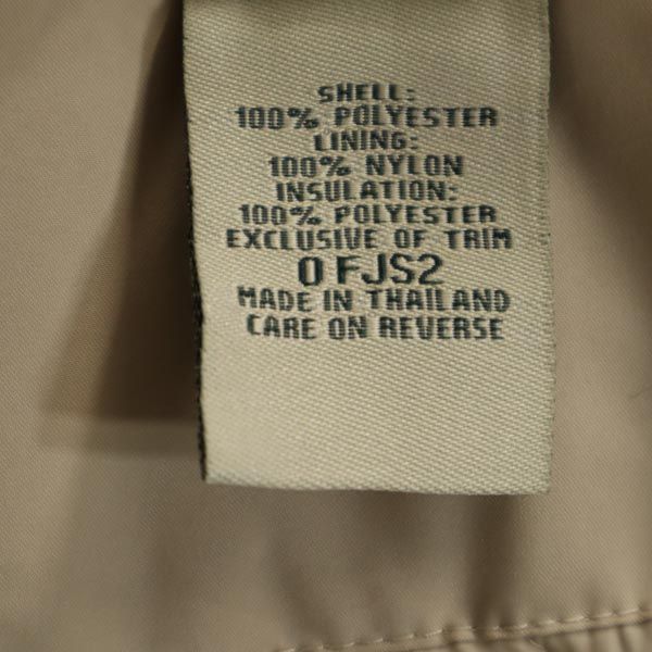 L.L.Bean エルエルビーン アウトドア 中綿ジャケット S ベージュ フード レディース