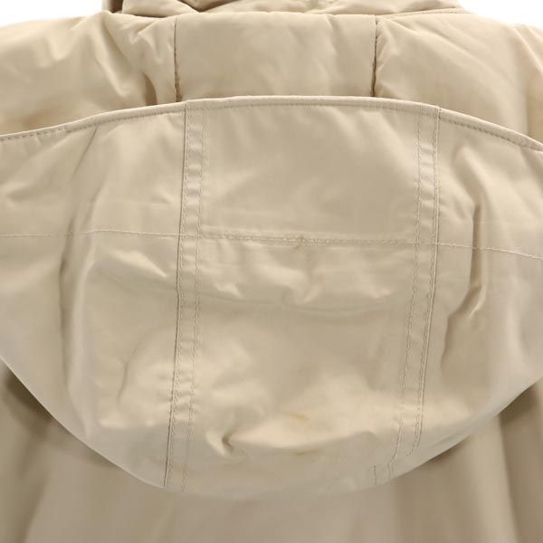 L.L.Bean エルエルビーン アウトドア 中綿ジャケット S ベージュ フード レディース