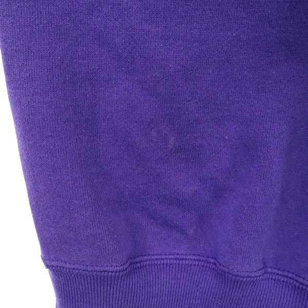 アスレチックザデプト 90s オールド プリント 長袖 スウェット トレーナー L パープル系 athletic dept 裏起毛 メンズ