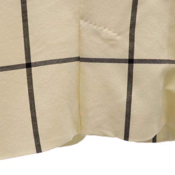 Paul Smith ポールスミス 日本製 チェック 長袖 テーラードジャケット 40 ホワイト系 レディース