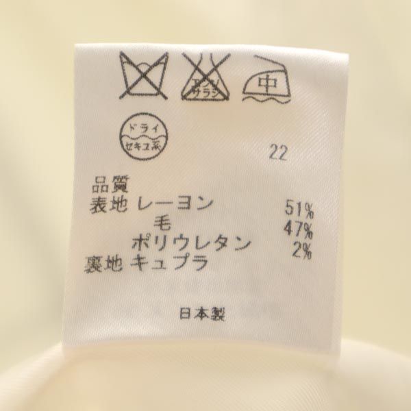 Paul Smith ポールスミス 日本製 チェック 長袖 テーラードジャケット 40 ホワイト系 レディース