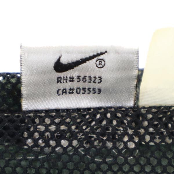 NIKE ナイキ 90s 00s 白タグ オールド 長袖 ハーフジップ パーカー カーキ系 ロゴ メンズ