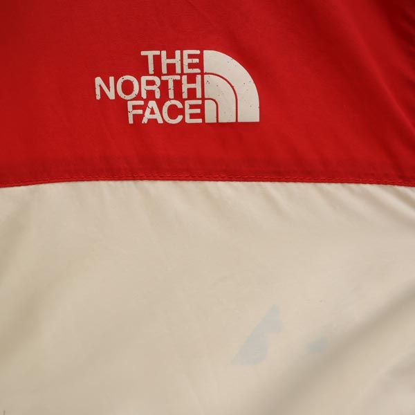 ノースフェイス NPO1132 長袖 アウトドア ナイロンジャケット S レッド×ホワイト×ブルー THE NORTH FACE メンズ