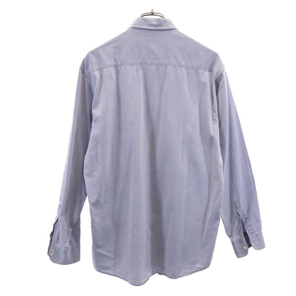 ARMANI JEANS アルマーニジーンズ イタリア製 長袖 シャツ S ブルー系 メンズ