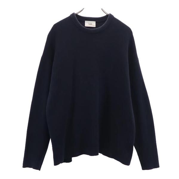 CLANE HOMME クラネオム 長袖 セーター 1 ネイビー系 ニット メンズ