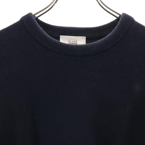 CLANE HOMME クラネオム 長袖 セーター 1 ネイビー系 ニット メンズ