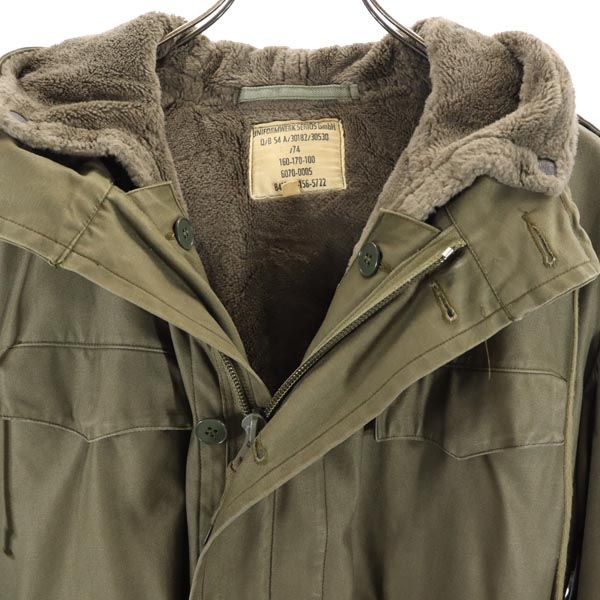 GERMAN MILITARY ドイツ軍 オールド フィールドジャケット ミリタリージャケット 3 カーキ系 レディース