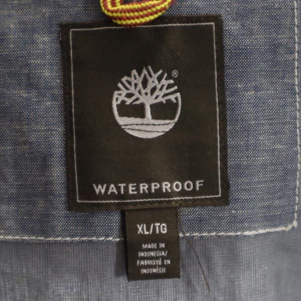 WATERPROOF ウォータープルーフ ジップジャケット XL ブルー系 メンズ