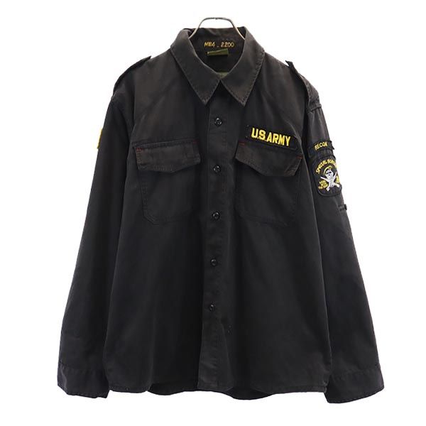 U.S.ARMY ユーエスアーミ ミリタリージャケット M ブラック系 メンズ