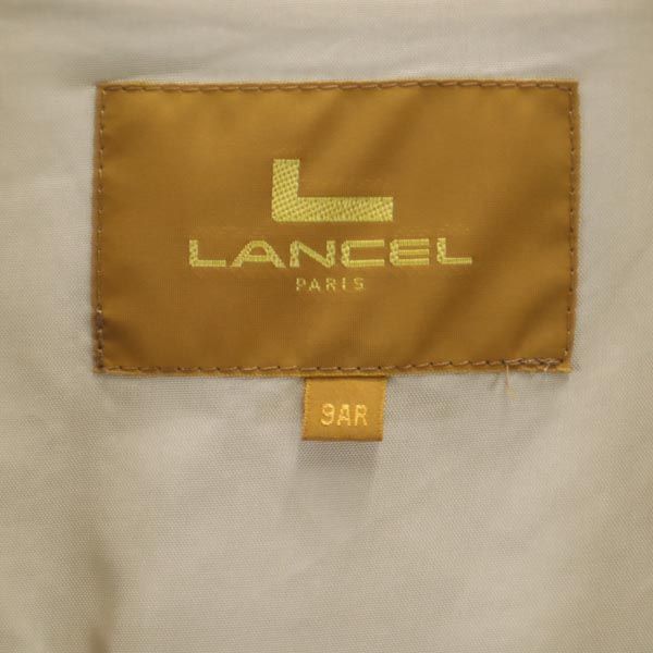 LANCEL ランセル 刺繍 中綿ジャケット 9AR ベージュ レディース