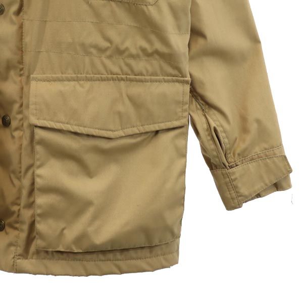 Eddie Bauer エディーバウアー 80s 黒タグ ヴィンテージ フーディジャケット S ブラウン系 メンズ