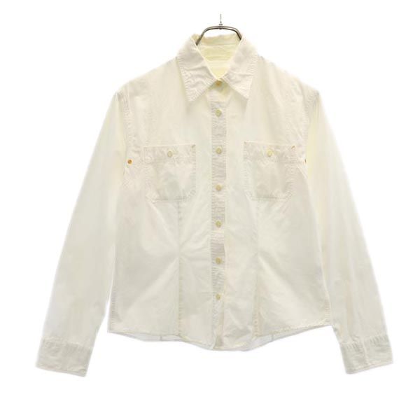 Nigel Cabourn ナイジェルケーボン 長袖 コットンシャツ 8 ホワイト系 レディース