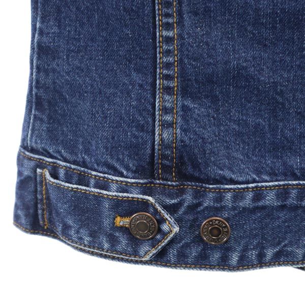 ダナキャランニューヨーク 90s オールド デニム ベスト S DKNY DONNA KARAN NEW YORK レディース