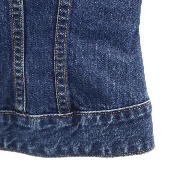 ダナキャランニューヨーク 90s オールド デニム ベスト S DKNY DONNA KARAN NEW YORK レディース