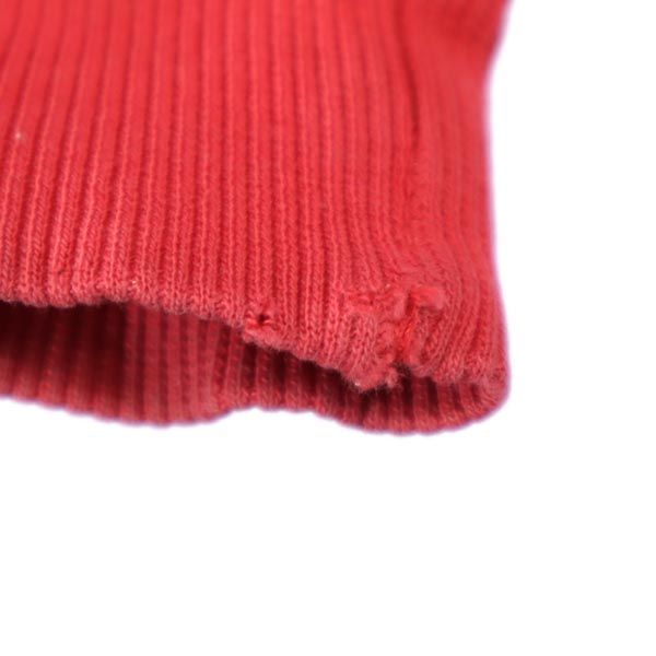 FILA フィラ 90s オールド 長袖 スウェットパーカー S レッド系 裏起毛 メンズ