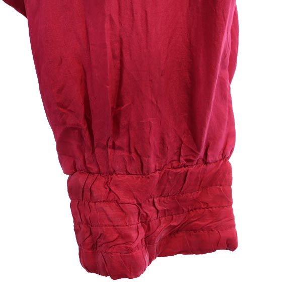 LOUISE PARIS シルク 長袖 ジップジャケット 24 ピンク系 レディース