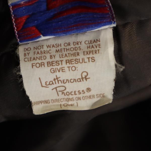 ショット USA製 レザージャケット 36 ブラウン schott メンズ