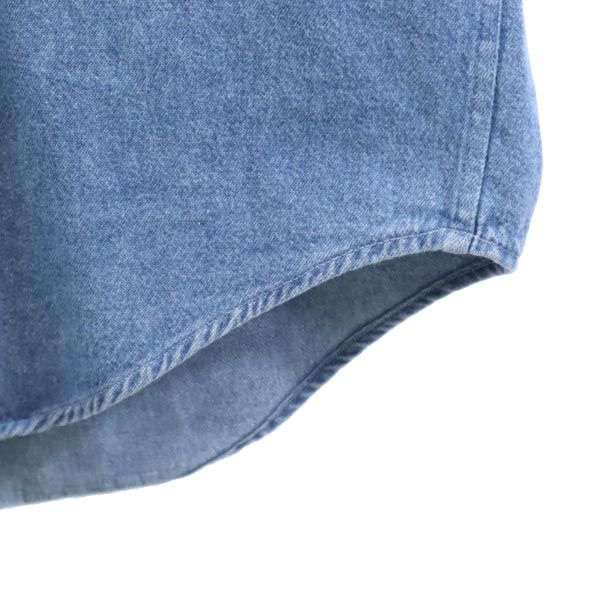 ミッソーニ スポーツ 長袖 デニムシャツ L MISSONI SPORT 刺繍 メンズ