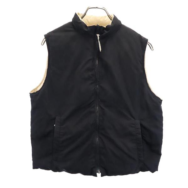 WEEKENDS ウィークエンド リバーシブル 中綿 ベスト 40 ベージュ/黒 レディース