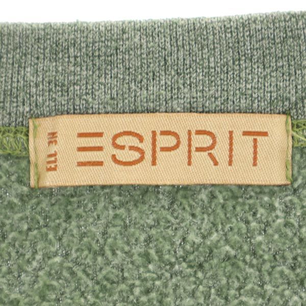 ESPRIT エスプリ 長袖 トレーナー M グリーン系 メンズ