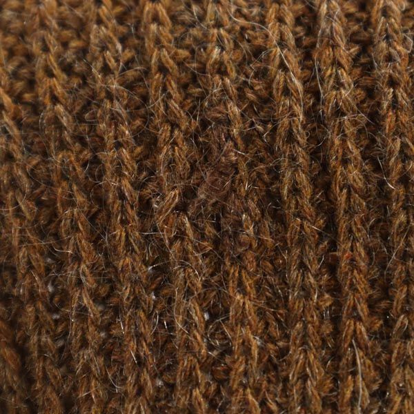 DE LUXE WON 80s ヴィンテージ 長袖 ショールカラー ニット カーディガン ブラウン メンズ