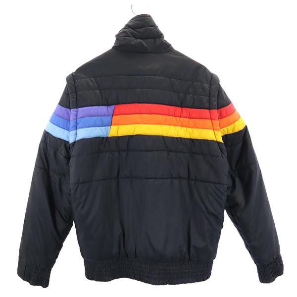 IN CROWD インクラウド 80s ヴィンテージ 2WAY 中綿ジャケット M ブラック ベスト メンズ