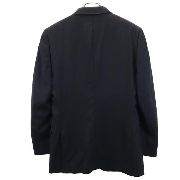 未使用 バーバリーブラックレーベル 三陽商会 日本製 イタリア製生地使用 ウール テーラードジャケット 38R ブラック BURBERRY BLACK LABEL メンズ