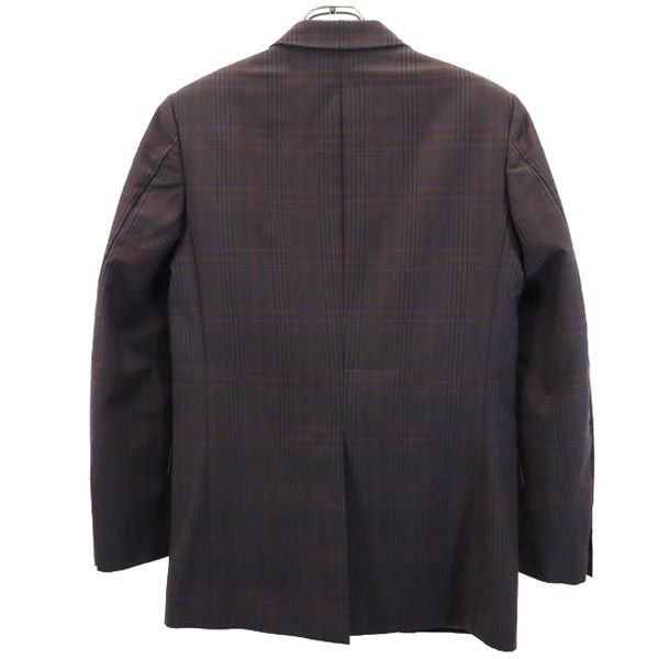 Burberrys バーバリーズ 90s オールド チェック柄 モヘアブレンド テーラードジャケット ブラウン系 ウール メンズ