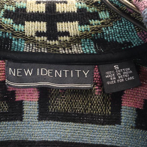 NEW IDENTITY 90s オールド 総柄 テーラードジャケット S レディース
