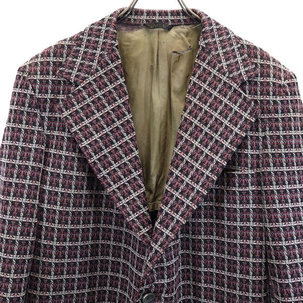 JC PENNEY ジェーシーペニー 70s ヴィンテージ チェック テーラードジャケット メンズ