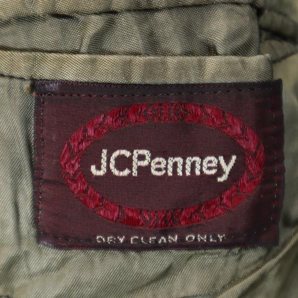 JC PENNEY ジェーシーペニー 70s ヴィンテージ チェック テーラードジャケット メンズ