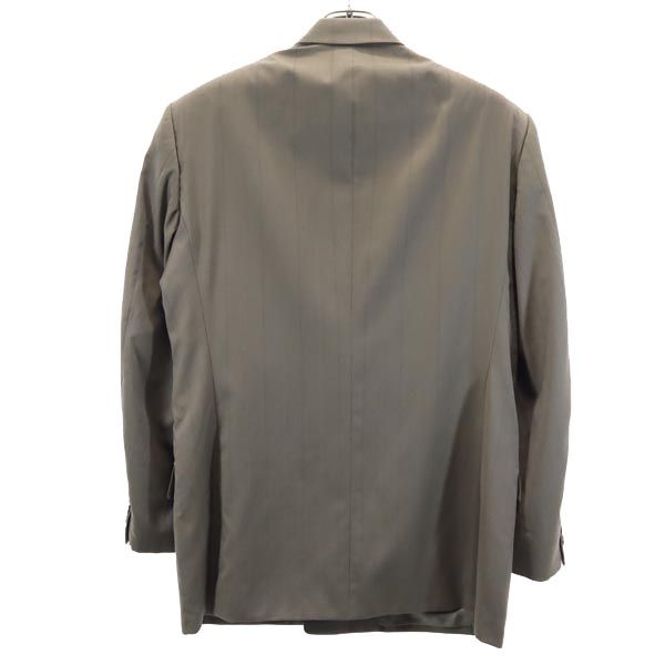 NINO CERRUTI ニノセルッティ ストライプ ダブル テーラードジャケット グレー系 メンズ