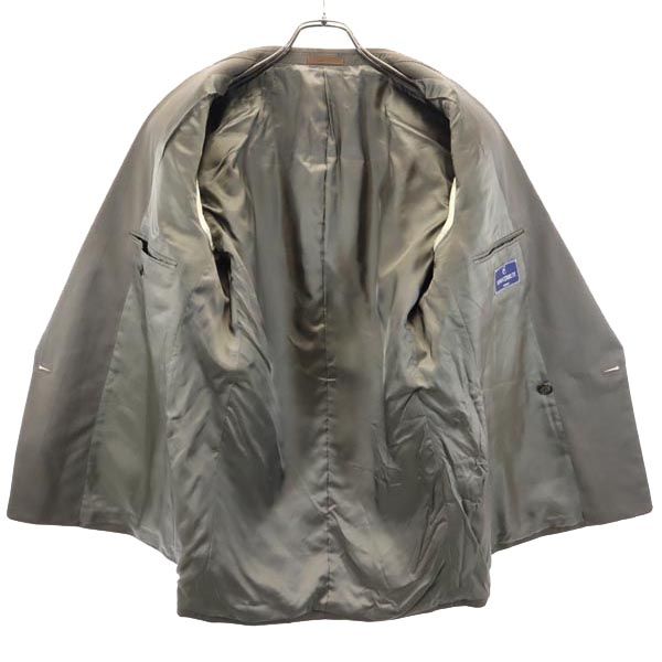 NINO CERRUTI ニノセルッティ ストライプ ダブル テーラードジャケット グレー系 メンズ