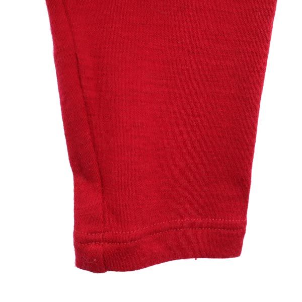 Gianni Versace ジャンニヴェルサーチ イタリア製 ウールブレンド 長袖 カットソー レッド バックジップ レディース