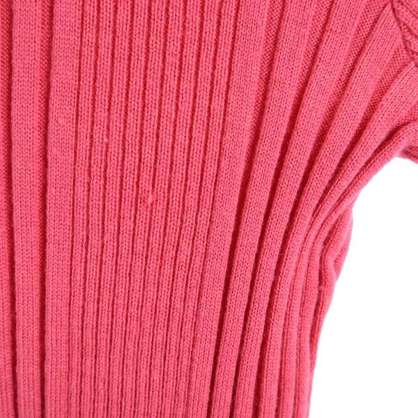 GUCCI グッチ イタリア製 長袖 ハイネック セーター S ピンク系 ニット レディース