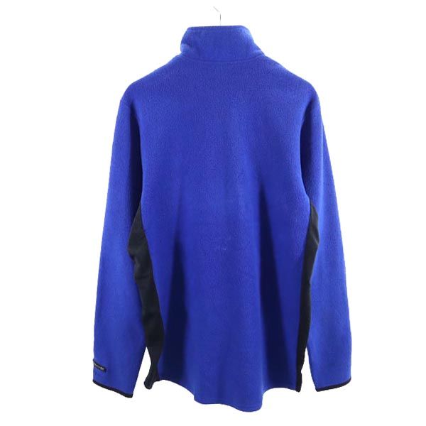 NIKE ナイキ 90s 00s 白タグ オールド ハーフジップ フリースジャケット L ブルー系 裏起毛 メンズ