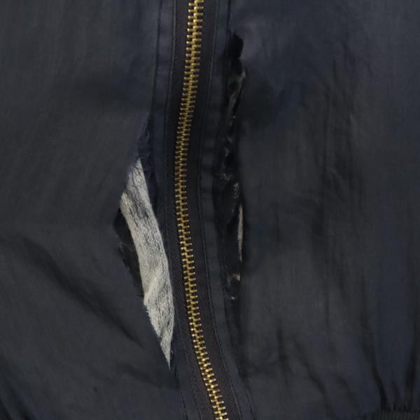 SILK CLUB シルククラブ シルク ブルゾン FF1 ネイビー メンズ