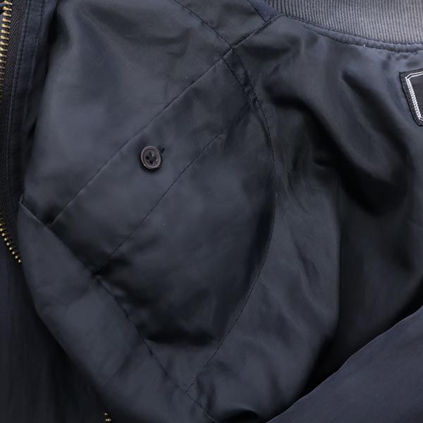 SILK CLUB シルククラブ シルク ブルゾン FF1 ネイビー メンズ