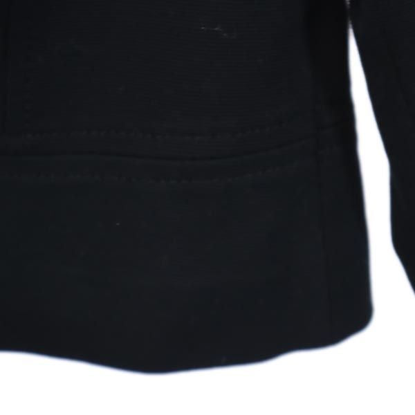 23ku 23区 ノーカラー ジャケット 38 ブラック レディース