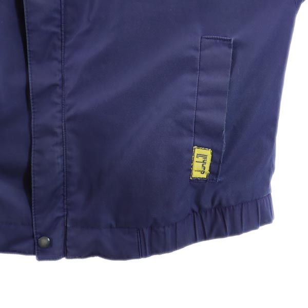 Dunhill ダンヒル 80s 90s オールド 長袖 スタンドカラー ジャケット ネイビー系 メンズ