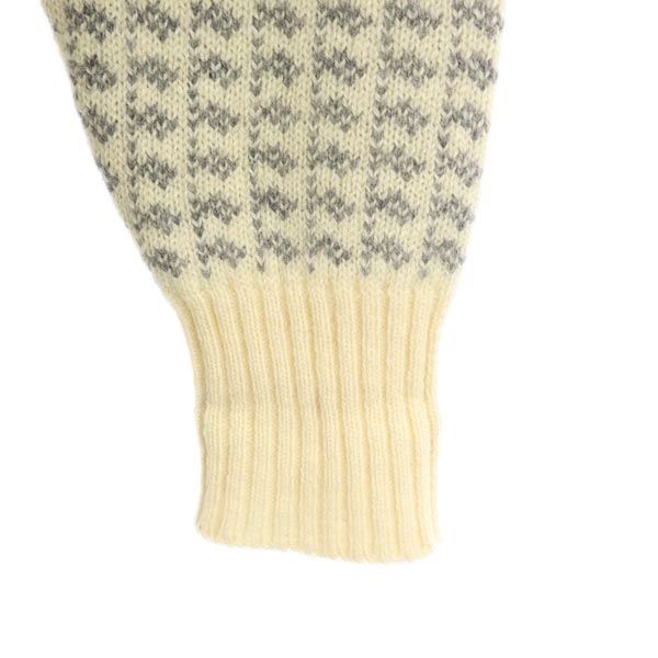 gim ジム ウール 長袖 ニット カーディガン M ベージュ系 メンズ