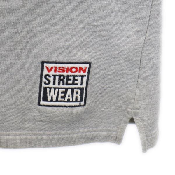 VISION ビジョン 長袖 スウェットパーカー L グレー系 メンズ