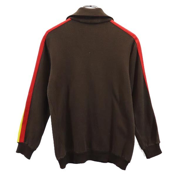 EAST GERMANY ARMY 東ドイツ軍 ヴィンテージ トレーニング 長袖 ハーフジップ トレーナー ブラウン系 スウェット メンズ