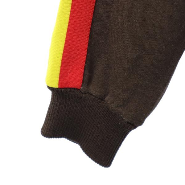 EAST GERMANY ARMY 東ドイツ軍 ヴィンテージ トレーニング 長袖 ハーフジップ トレーナー ブラウン系 スウェット メンズ