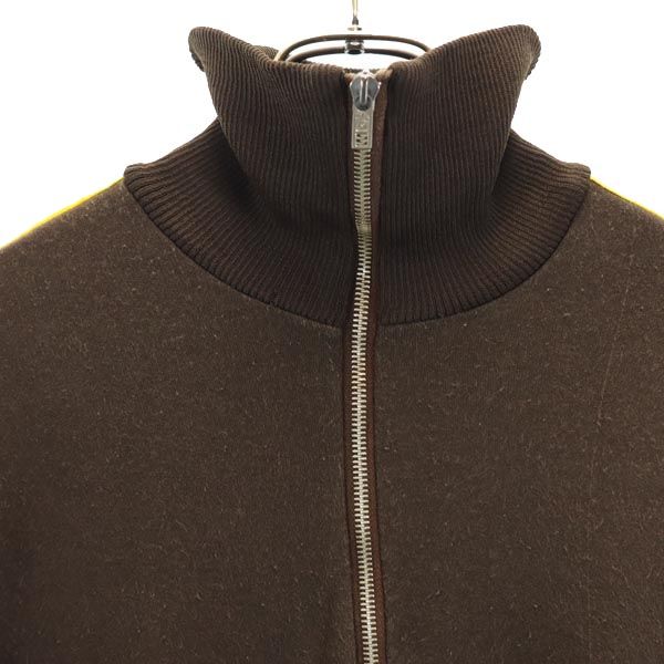 EAST GERMANY ARMY 東ドイツ軍 ヴィンテージ トレーニング 長袖 ハーフジップ トレーナー ブラウン系 スウェット メンズ